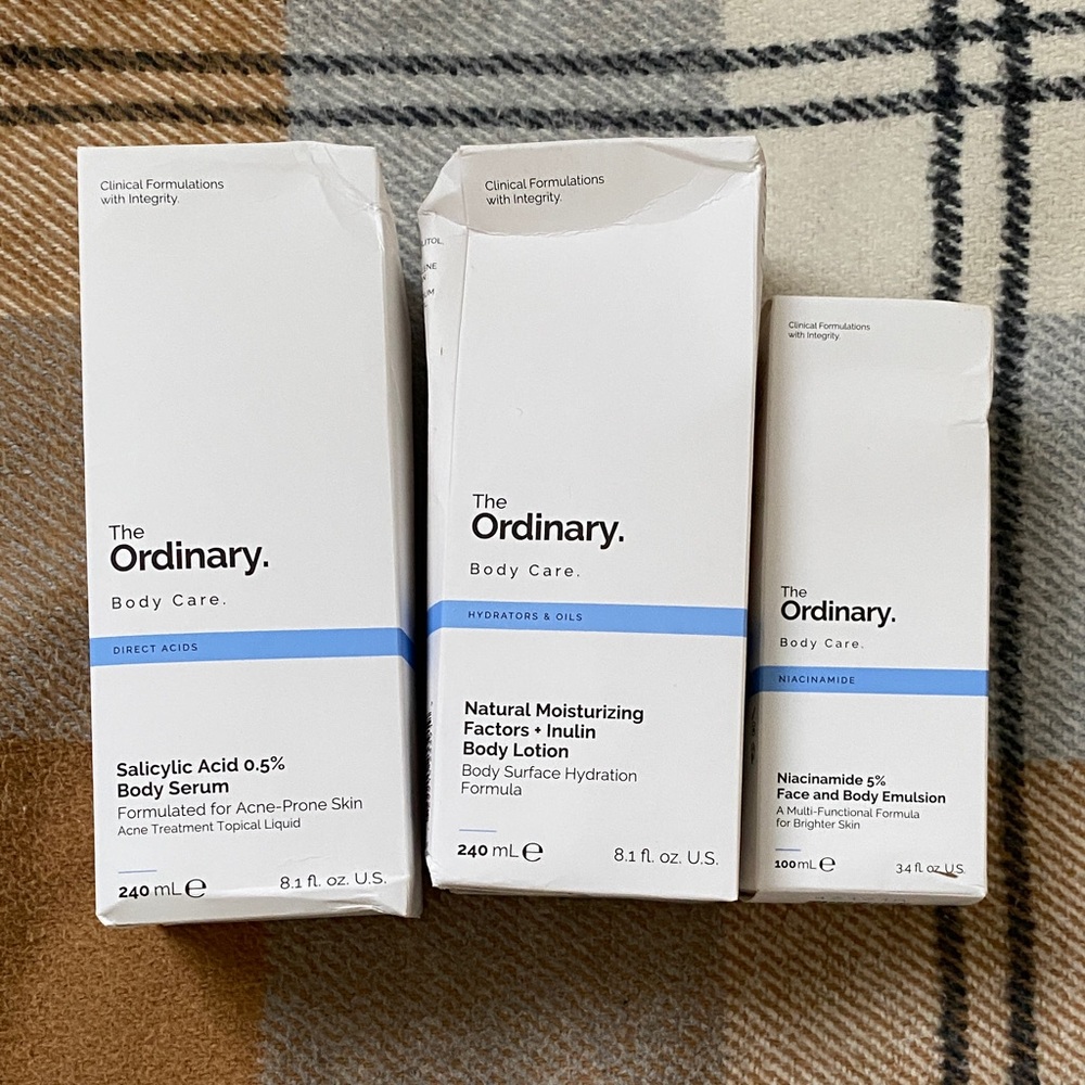 NIB The Ordinary Body Care Set